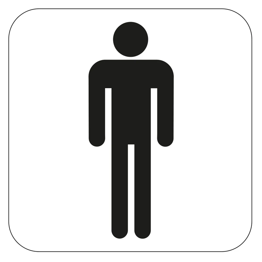 WC-Skylt Habo Herr