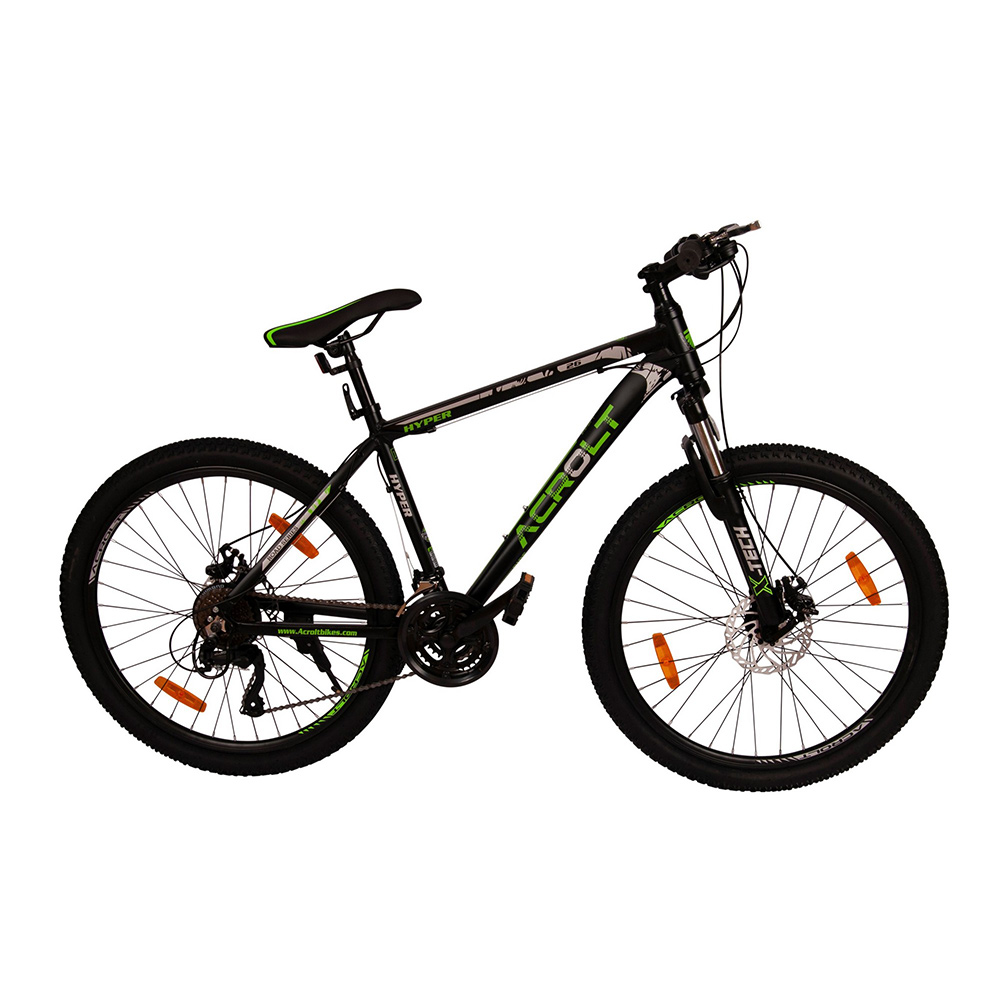 Mountainbike Acrolt Alu Hyper 26" Svart/Grön