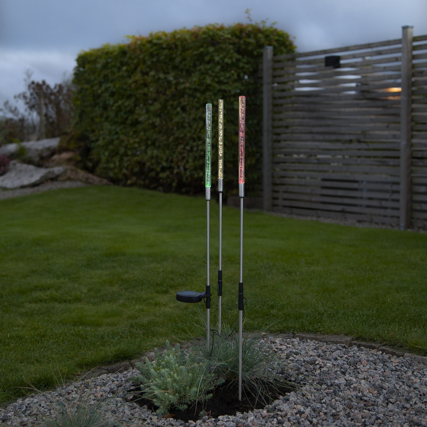 Solcellsdekoration Star Trading Bubbly 3-pin