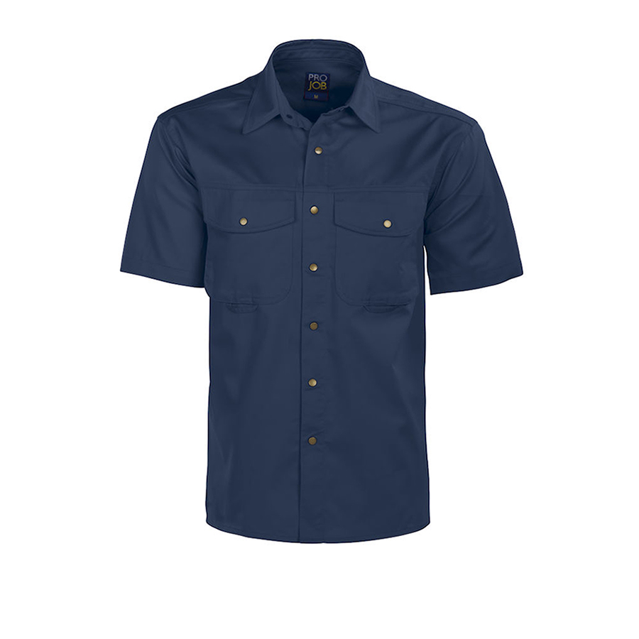 4201 K.ä Skjorta Marin 2XL Storlek: 2XL Marinblå