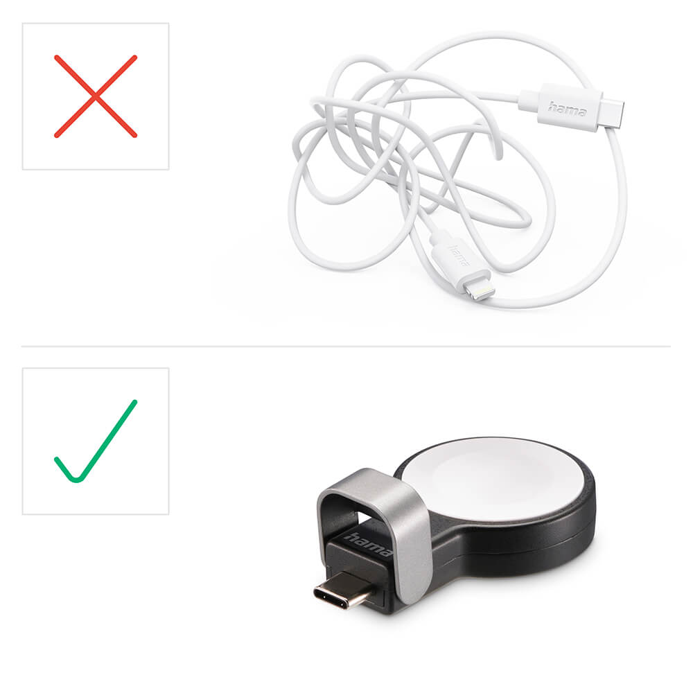Trådlös Laddare Hama För Apple Watch USB-C