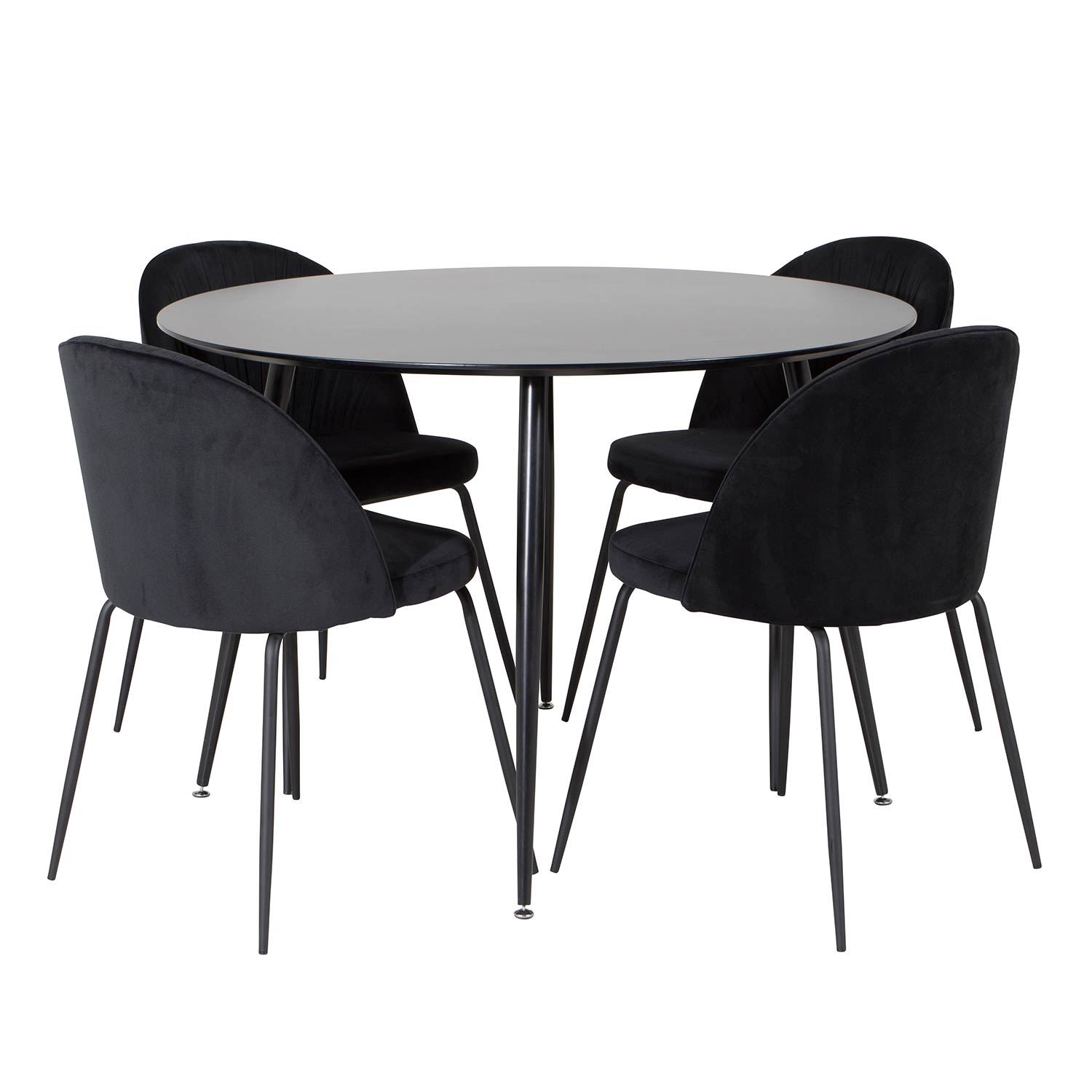 Matgrupp Venture Home Silvia med 4 Wrigley Stolar Runt