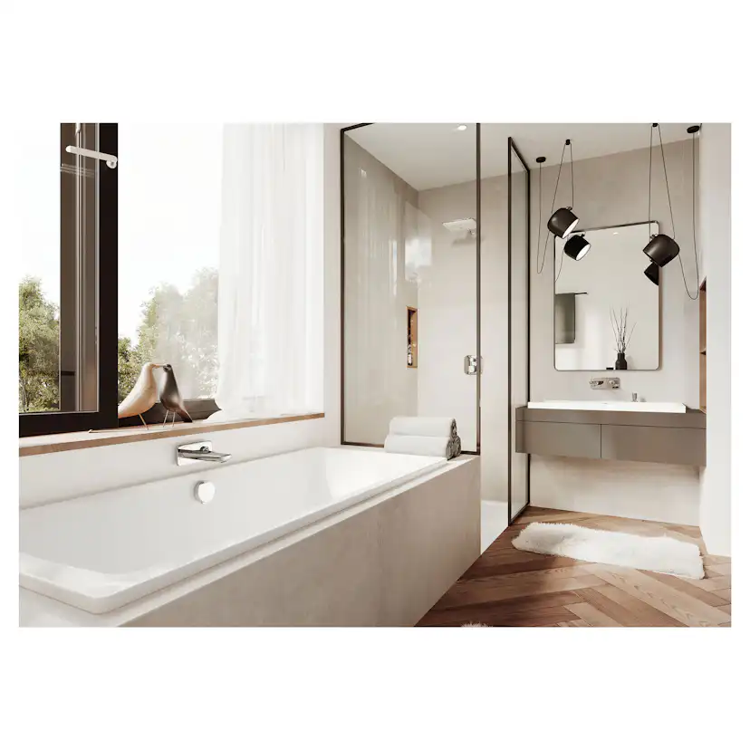 Inbyggnadsbadkar Kaldewei Cayono DuoxStorlek: 1700x750x400 mm, Färg: Alpine White