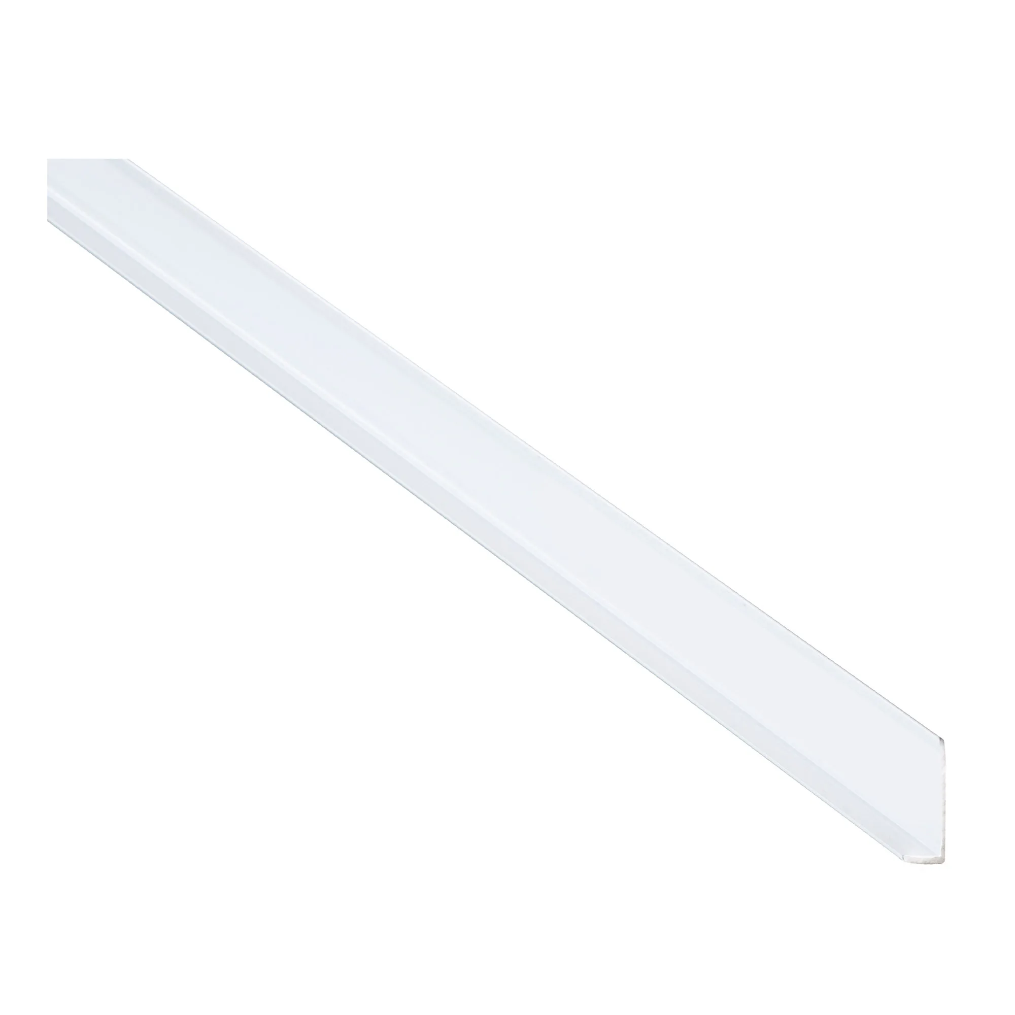 L-profil Fibo Alu Bred Vit 2400 mm