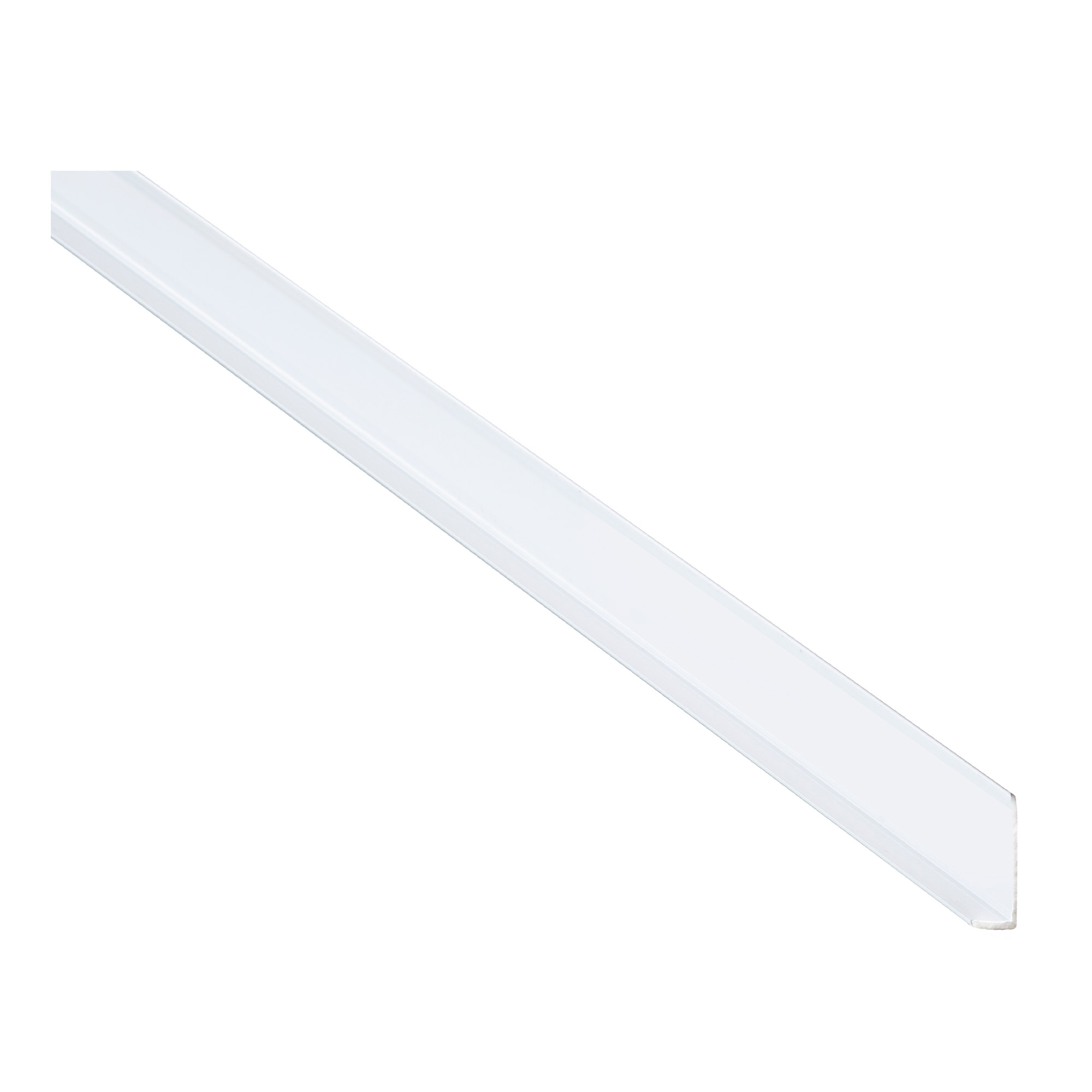 L-profil Fibo Alu Bred Vit 2400 mm