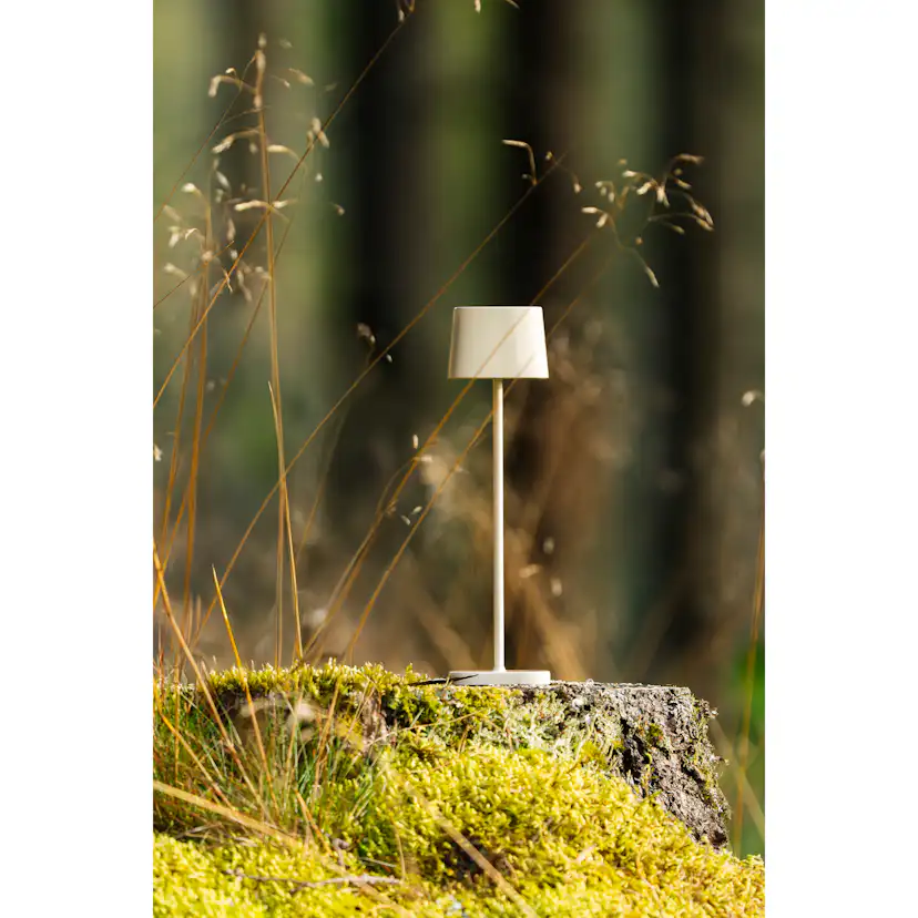Portabel Lampa Gnosjö Konstsmide Capri Mini Bordslampa USBxGräddvit