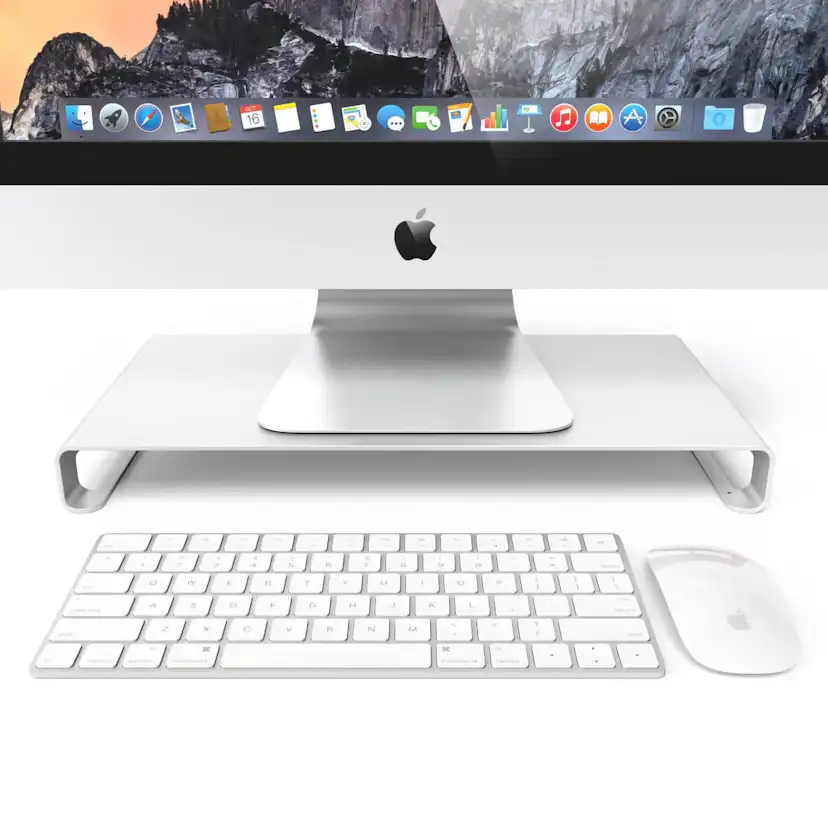Monitorställ Desire2 Riser Universal Silver