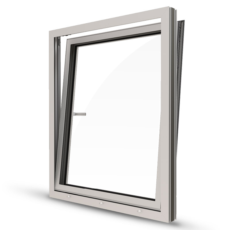 Sidohängt Fönster NorDan HelAlu 3-Glas Aluminium