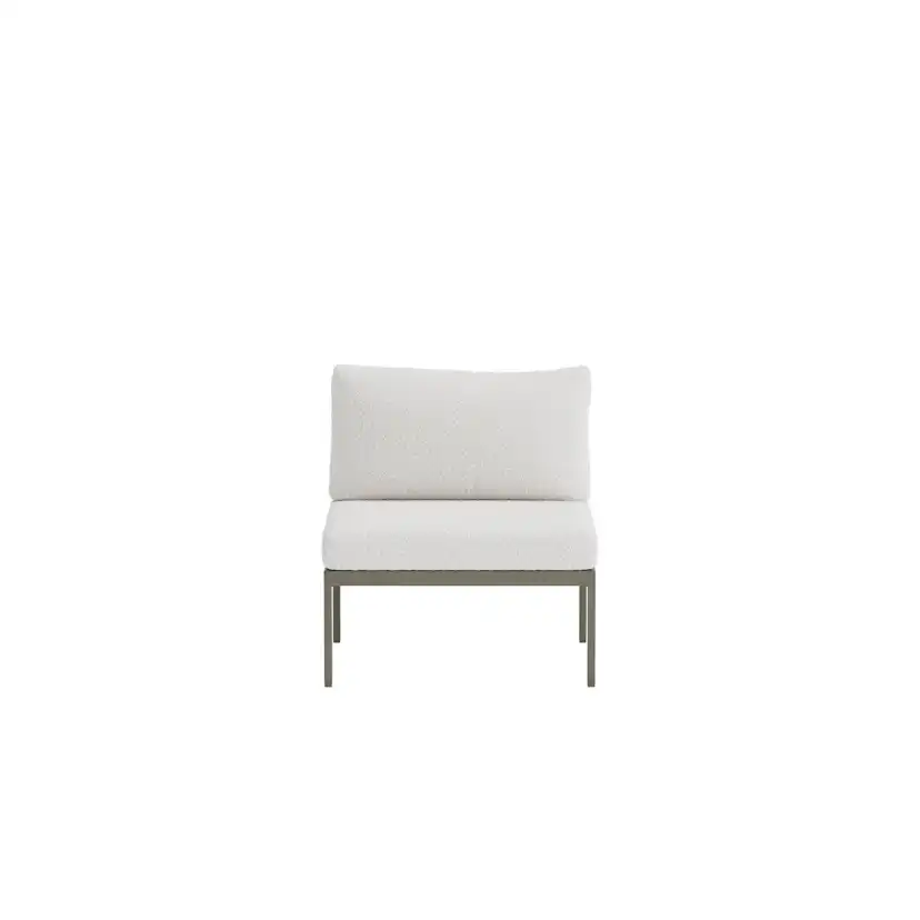 Copacabana Sofa Module Middle - Brown / White Bouclé Brown / White Bouclé