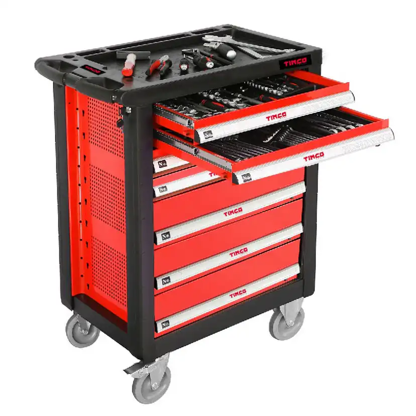 Verktygsvagn Timco 7 ltk 221-delad Med Verktyg
