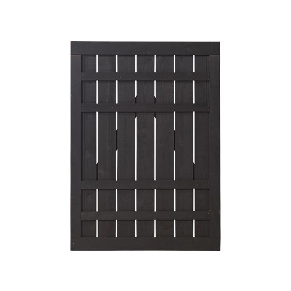 Skärmgrind PLUS Rustik 100x138 cm Svart