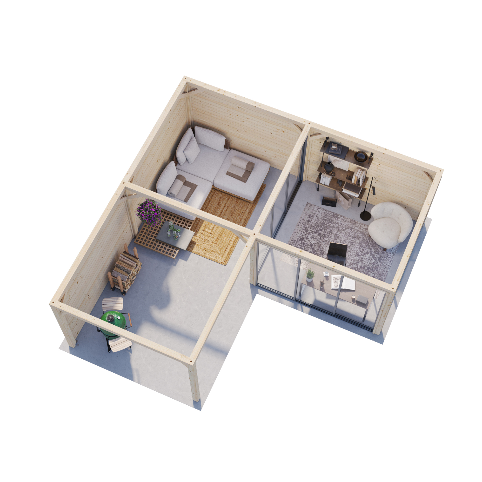 Uterum Palmako Bianca 24,9 m2 Set 512 Slide Plus