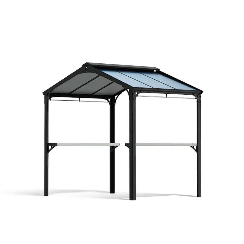 Växthus Canopia by Palram Klart Glas 7,9 m² Silver
