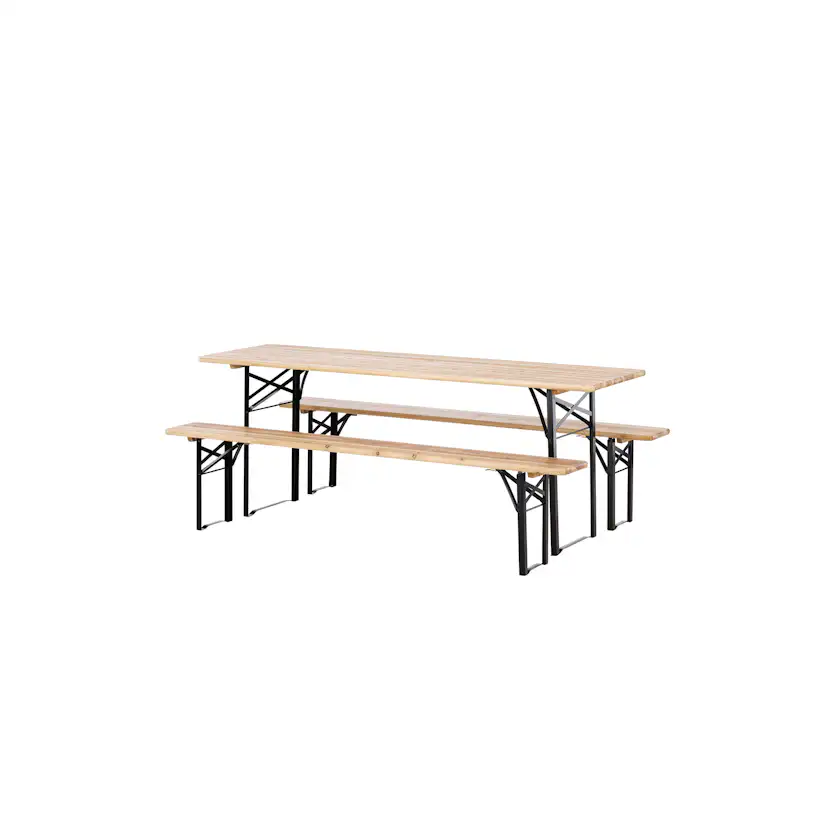 Bänkbord Venture Home Guniess Ihopfällbart Picknickbord med 6 Sittplatser