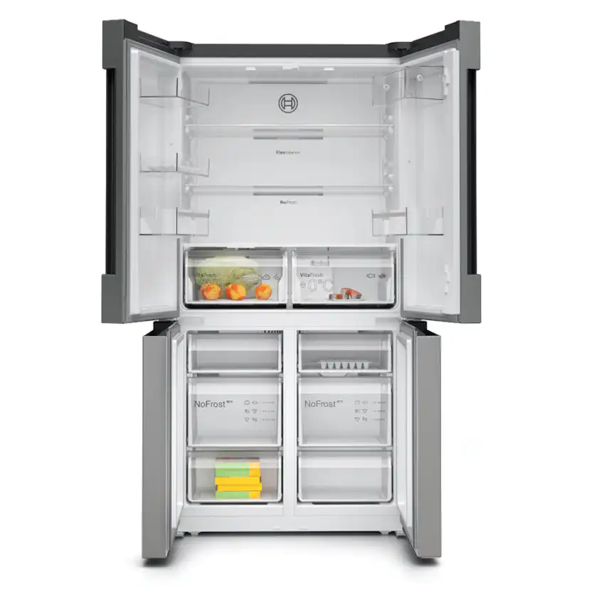 Kyl & Frys Bosch Side by Side Serie 4 KFN96VPEA French Door Silver