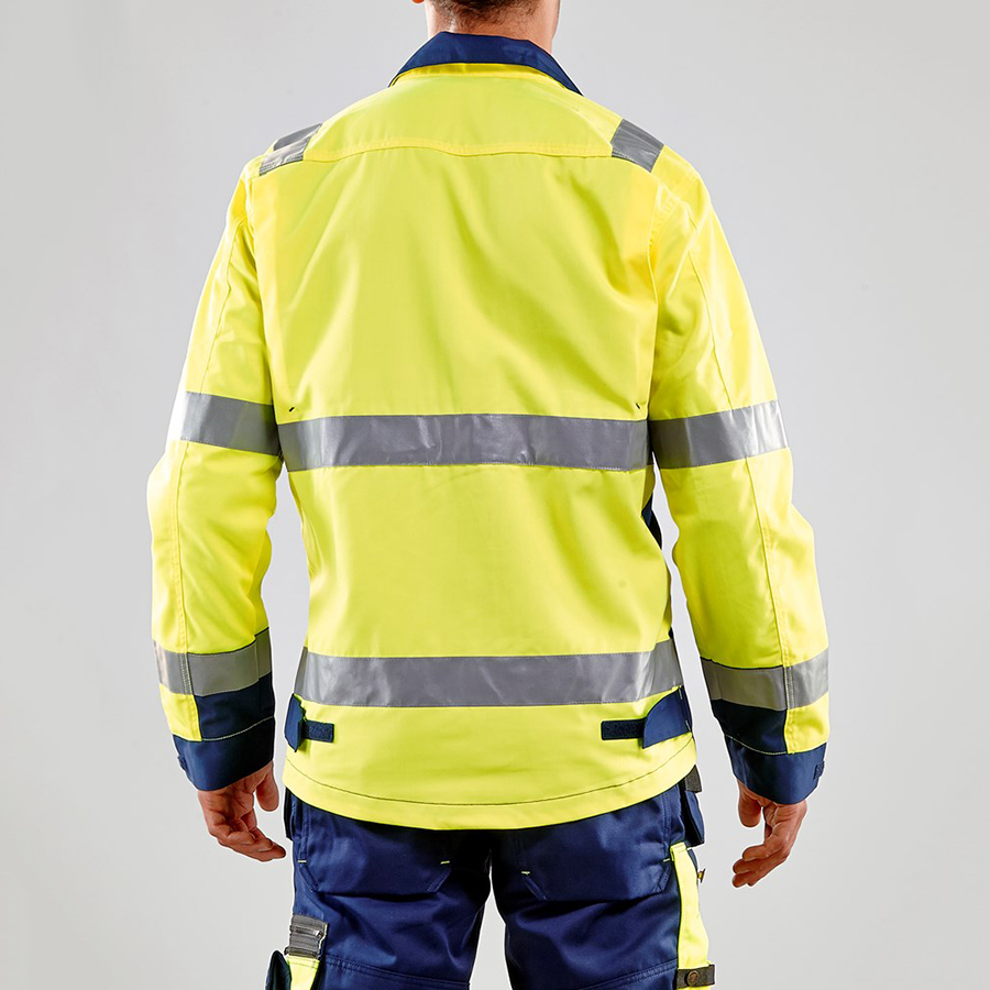 Varseljacka klass 3 Gul/Marinblå XXL Storlek: 2XL, Gul/Marinblå