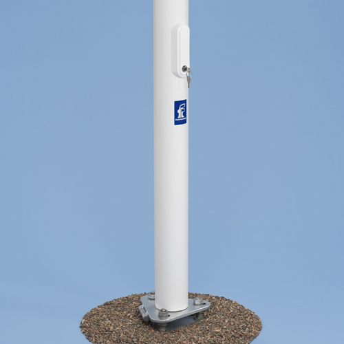 Flaggstång Formenta ISS med Lås