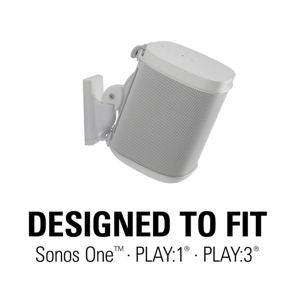 Väggfäste SANUS För Sonos One SL Play:1 Play:3 Par
