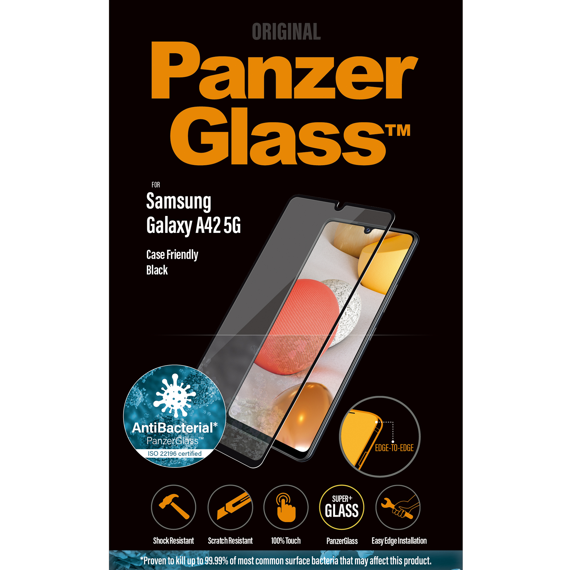 Skärmskydd Panzerglass Samsung Galaxy A42 5G Case Friendly