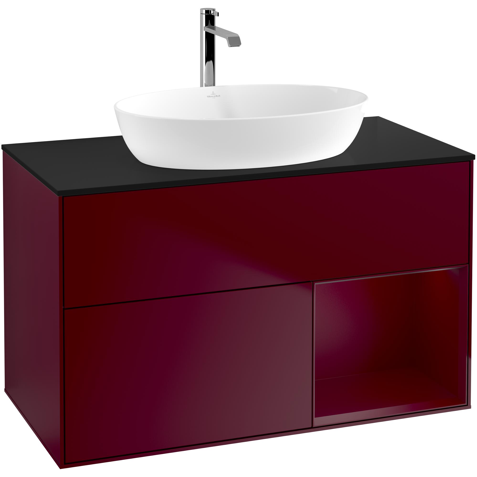 Tvättställsskåp Villeroy & Boch Finion med 2 Lådor Hylla och Bänkskiva för Fristående Tvättställ från Artis & Collaro