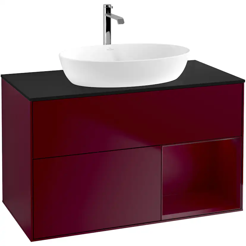 Tvättställsskåp Villeroy & Boch Finion med 2 Lådor Hylla och Bänkskiva för Fristående Tvättställ från Artis & Collaro
