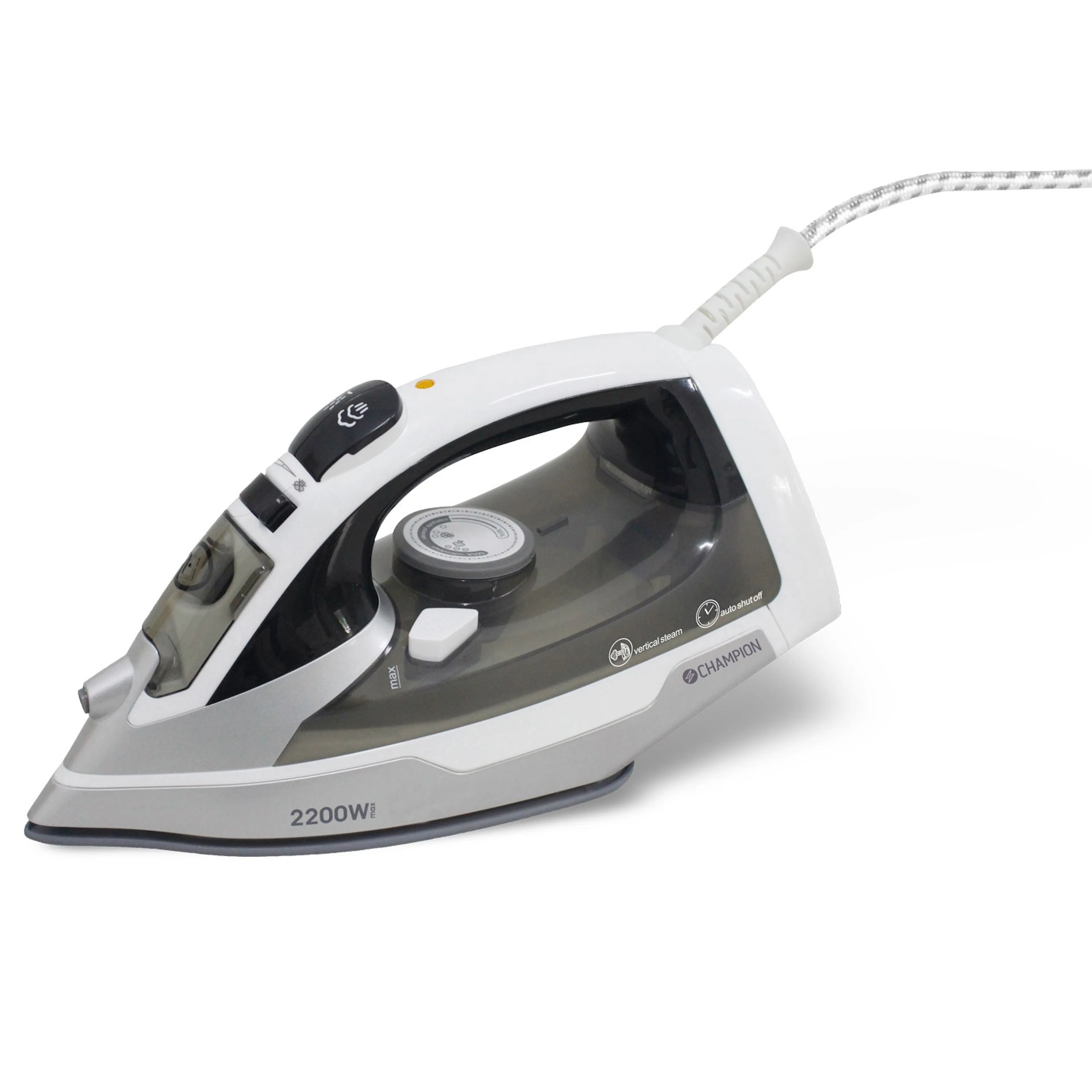 Ångstrykjärn Champion Keramiskt 2200W SJ215 Grå/Vit
