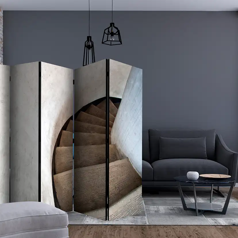 Rumsavdelare Skärmvägg Arkiio Spiral Stairs II 225x172 cm