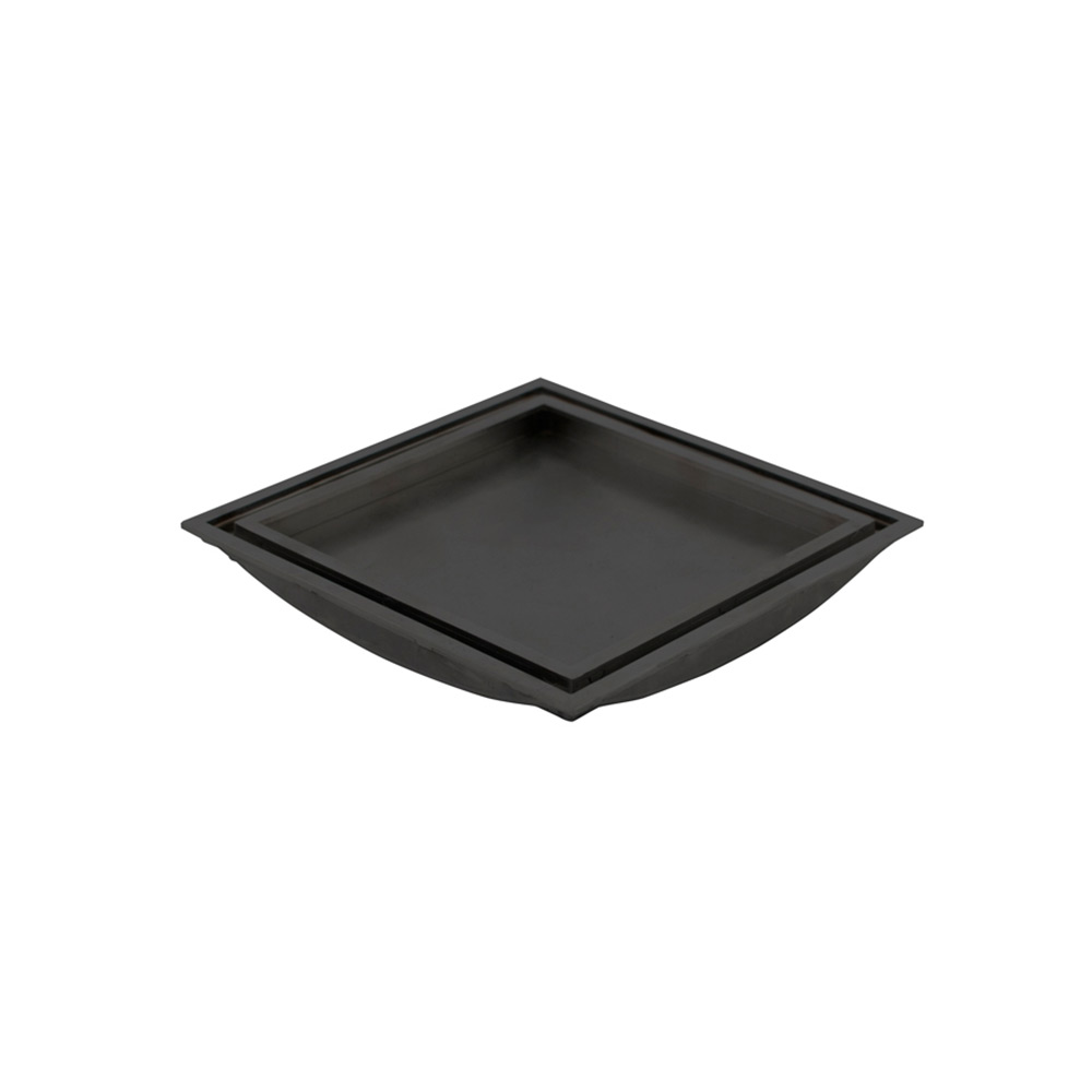 Golvbrunnsil Tebo Tile in Frame 147 Svart