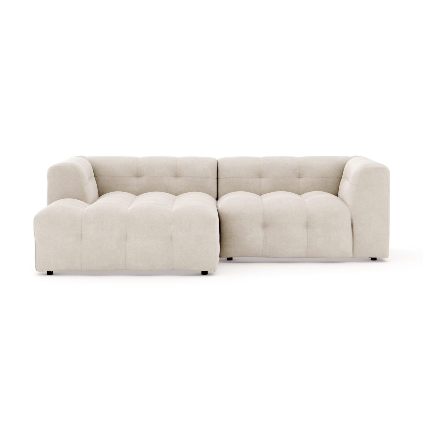 Soffa Andrarum Puffy 3-sits med Divan