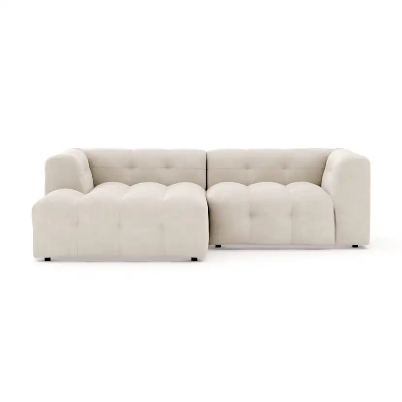 Soffa Andrarum Puffy 3-sits med Divan