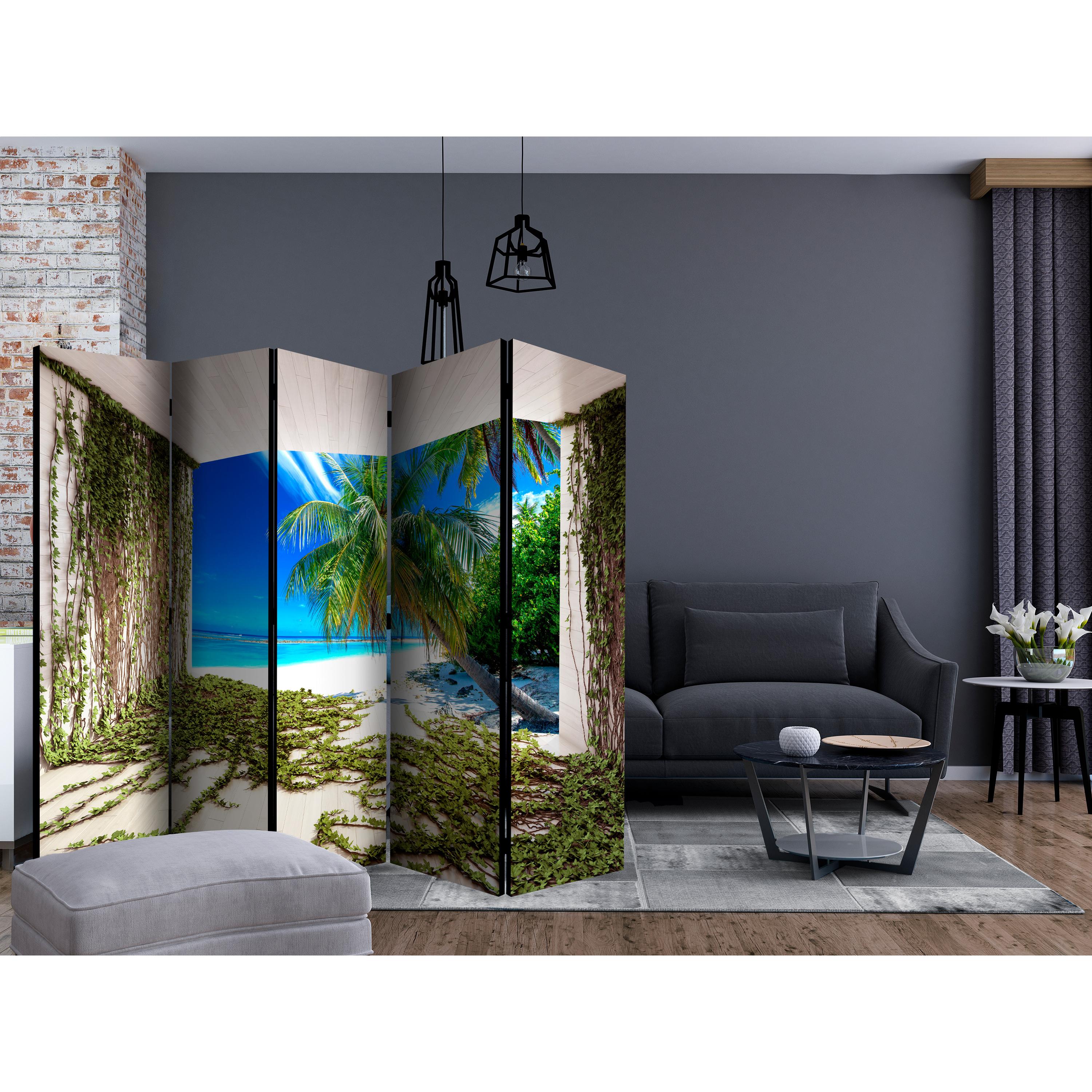 Rumsavdelare Skärmvägg Arkiio Beach and Ivy II 225x172 cm