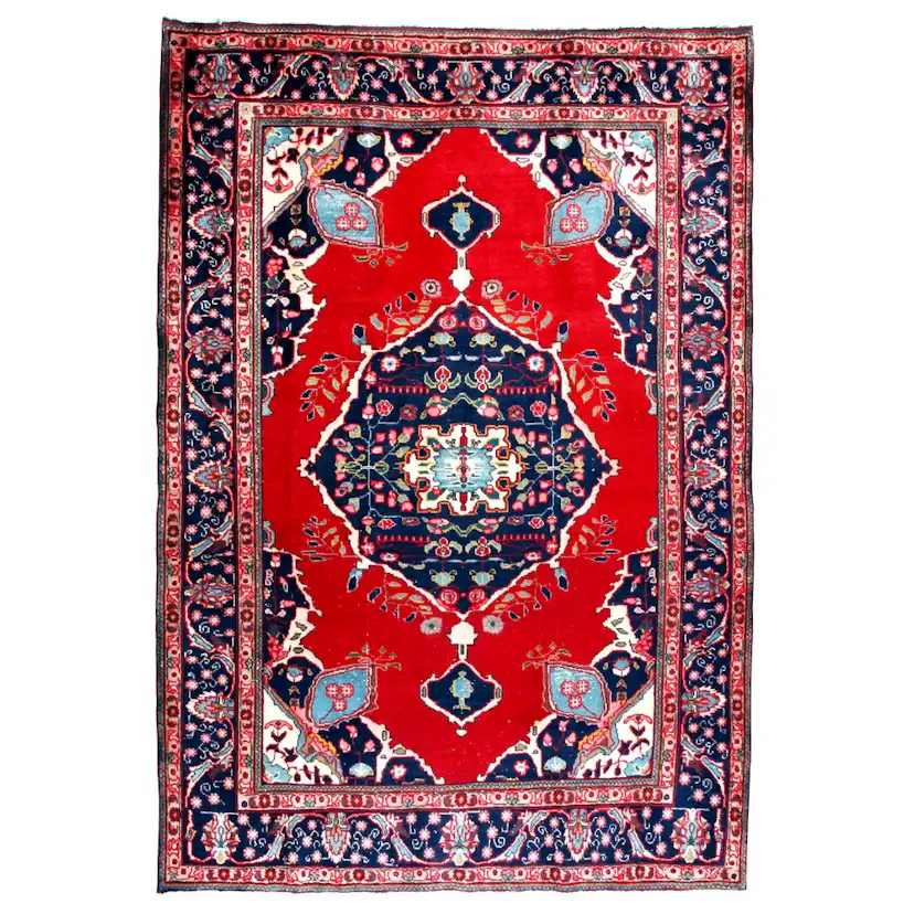 Persisk Matta Arkiio Tabriz Vintage Original 195x285