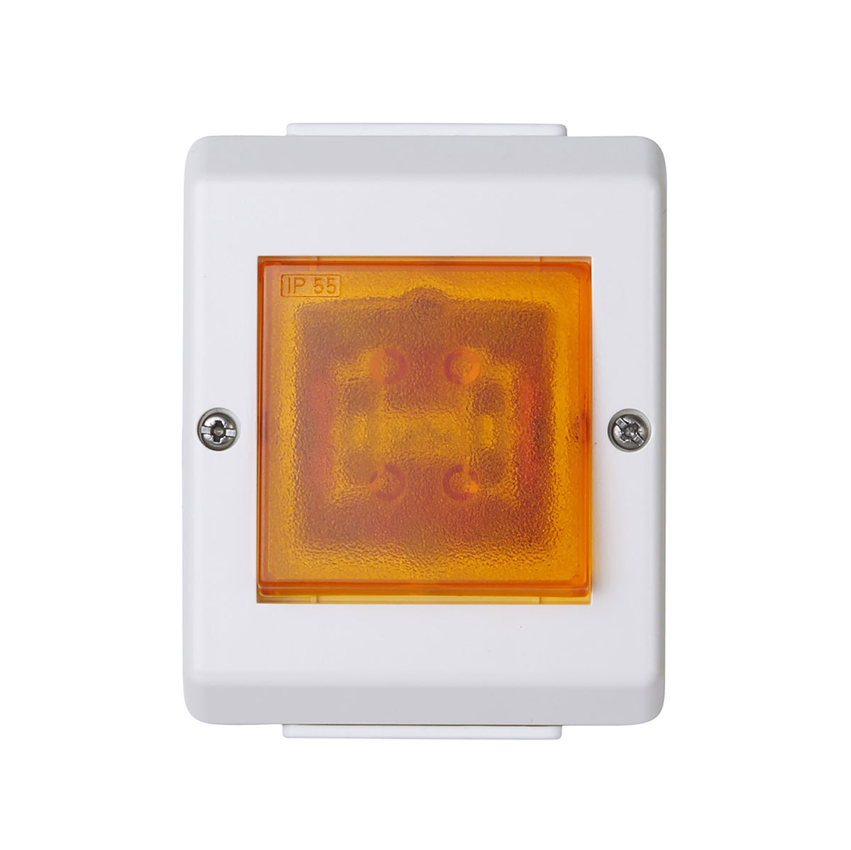 Strömbrytare Elko Trapp/1-Pol Ljus IP55 RS Renvit