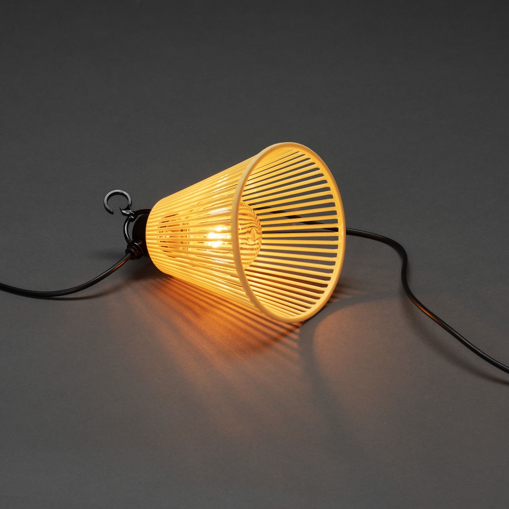 Startset E27 10 amber LED Svart/Gul