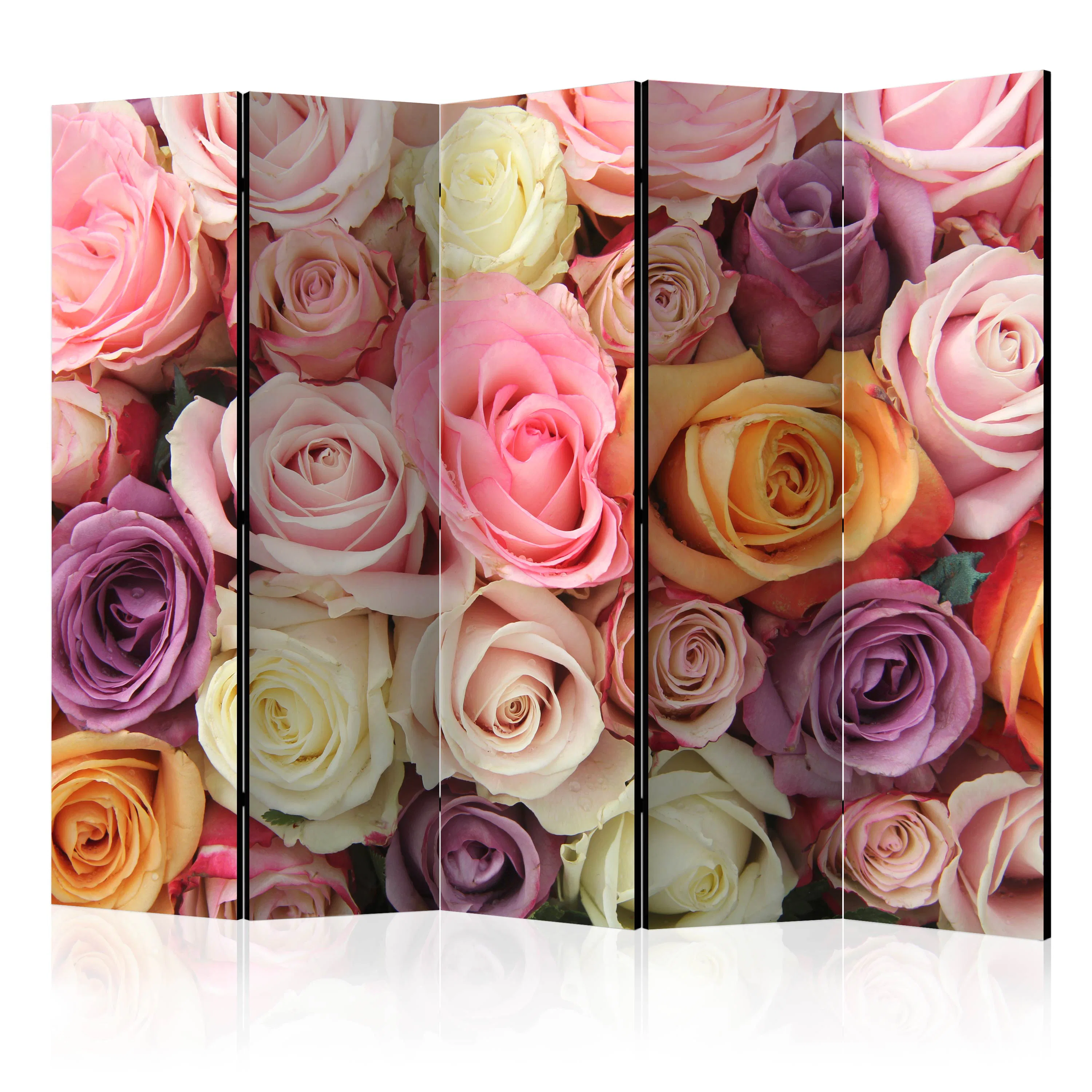Rumsavdelare Skärmvägg Arkiio Pastel Roses II 225x172 cm