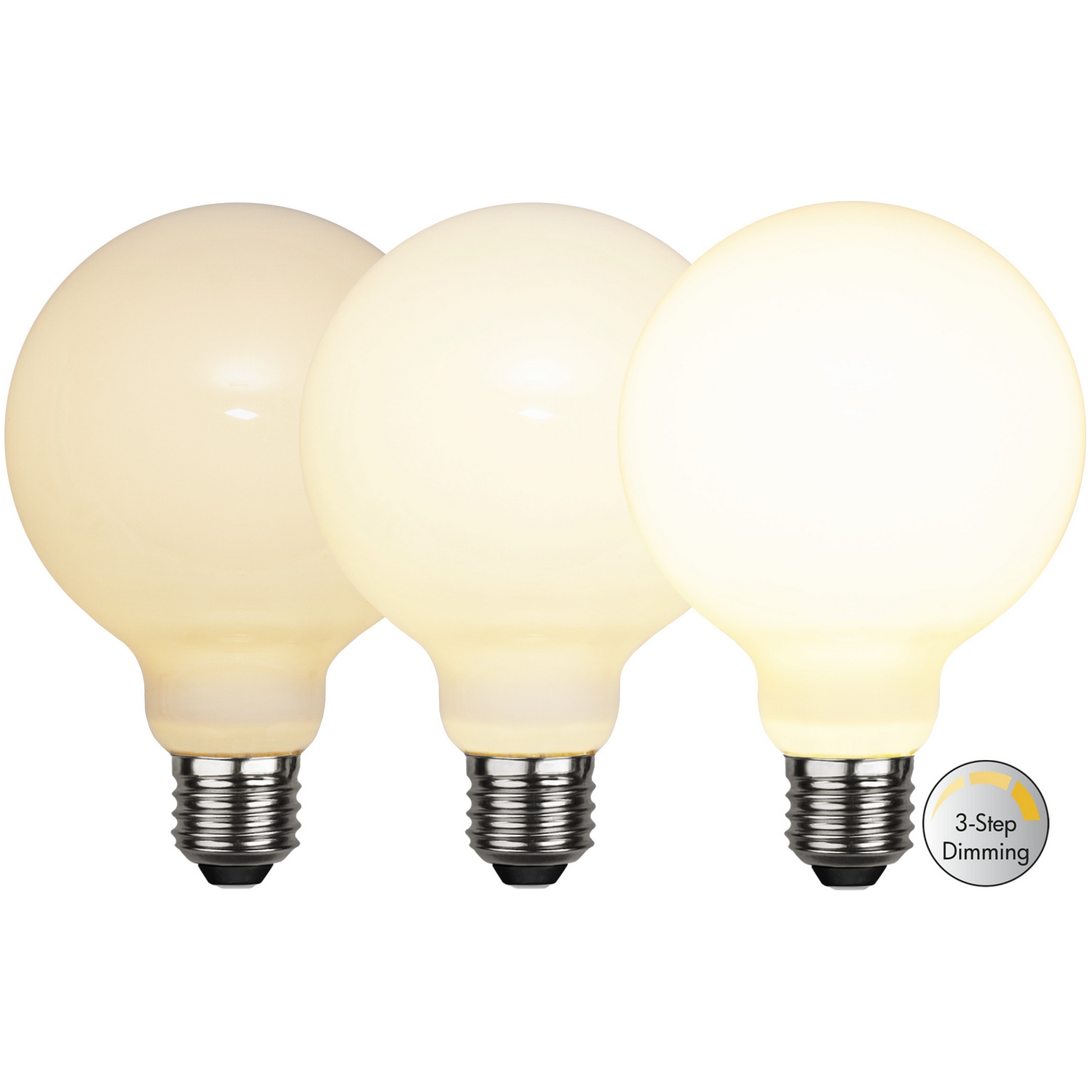 LED-lampa Star Trading Opaque Filament RA90 3-step E27 G95