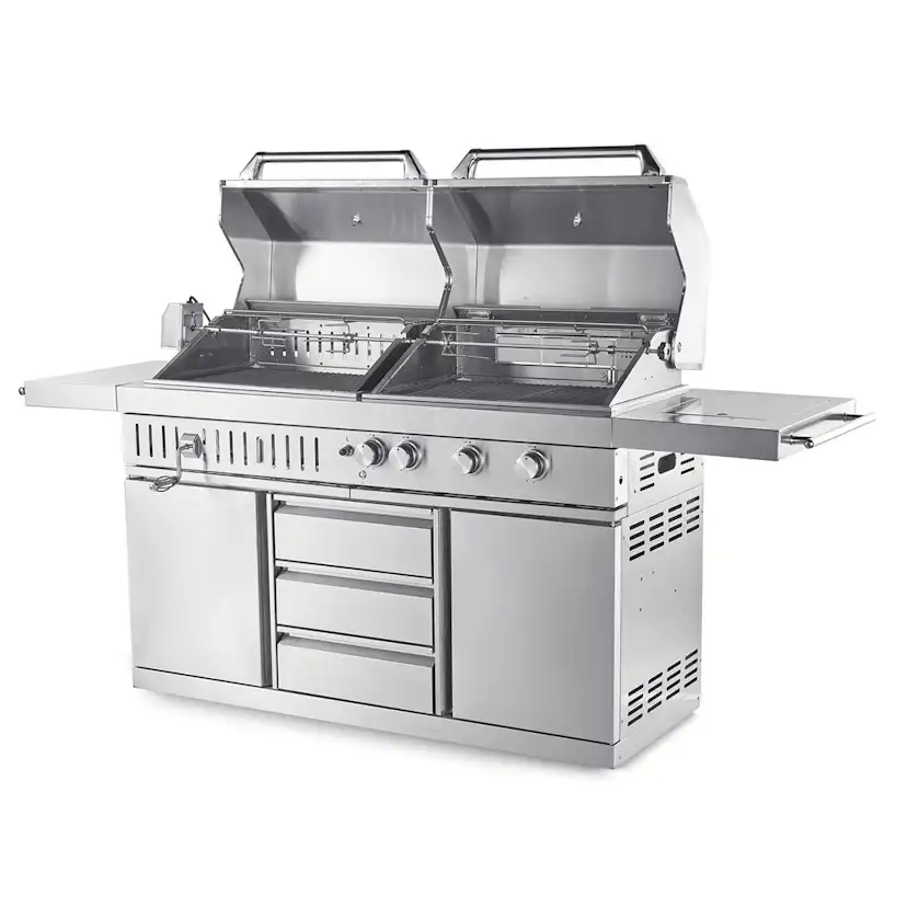 Stekplatta Myoutdoorkitchen För Kol- och Gasolgrill 450x300 mm