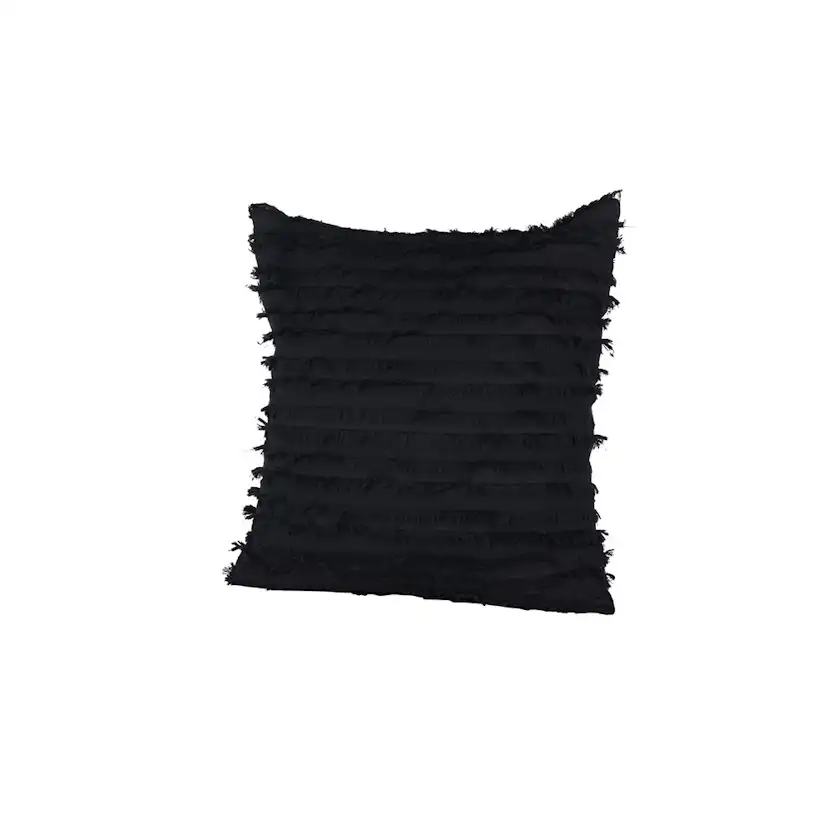 Edith Cushion Cover Cotton - Black Svart
