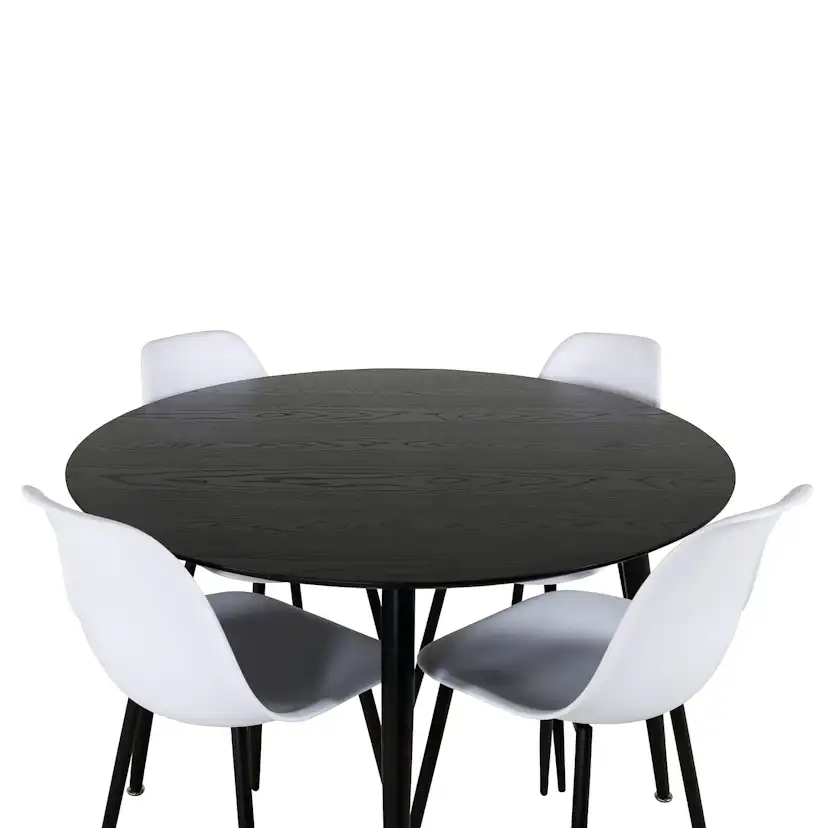 Matgrupp Venture Home Dipp med 4 Polar Plastic stolar