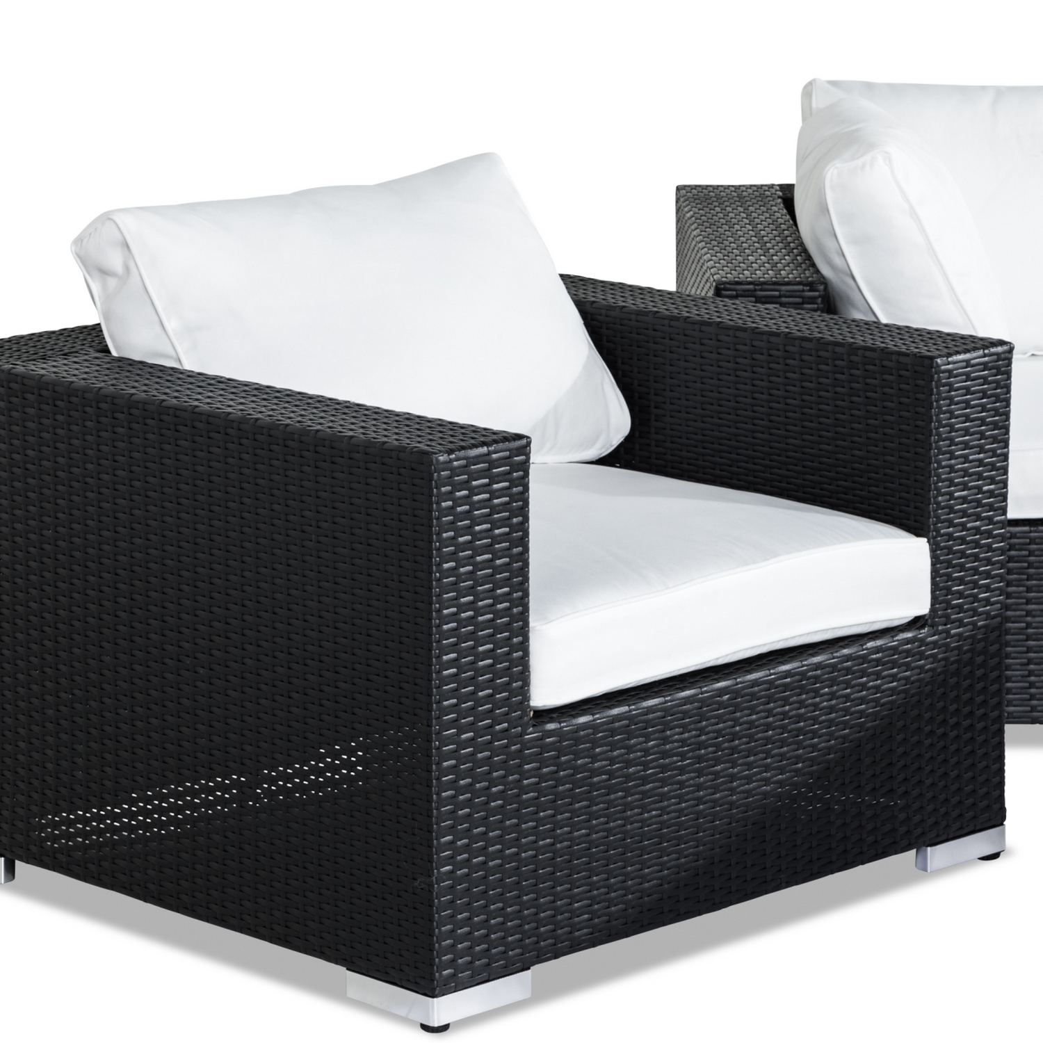 Loungegrupp Comfort Garden Bahamas 5-sits Hörn med Fåtölj och Soffbord 100x60 Utomhus