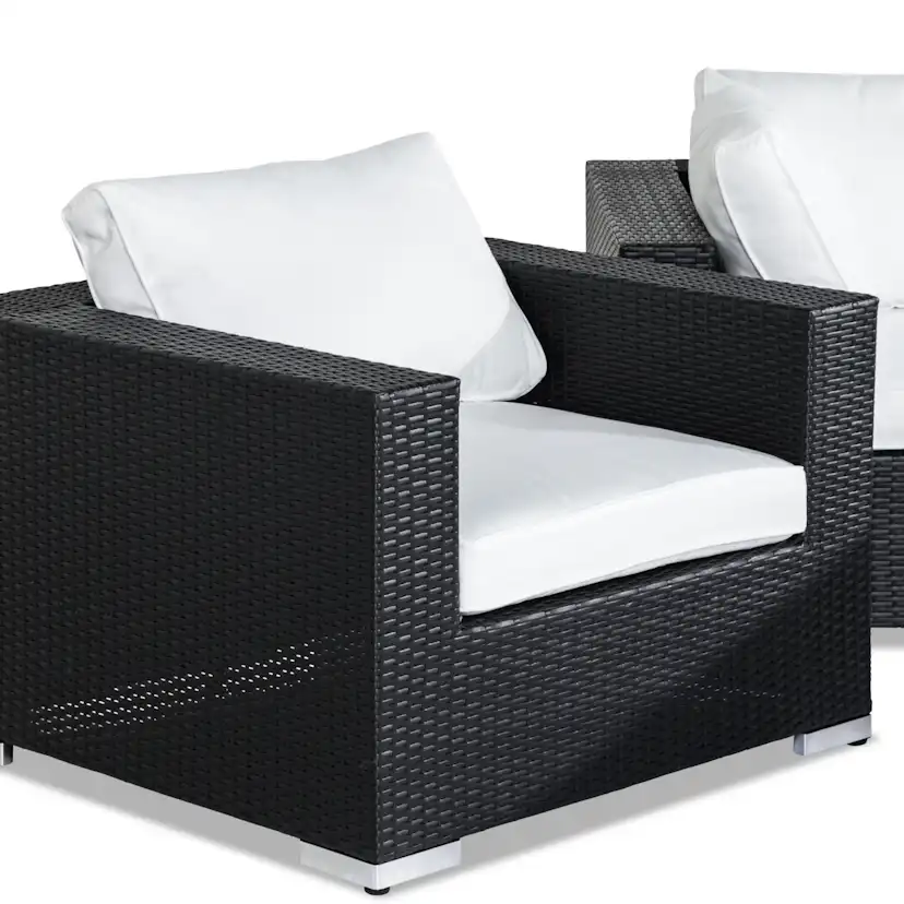 Loungegrupp Comfort Garden Bahamas 5-sits Hörn med Fåtölj och Soffbord 100x60 Utomhus