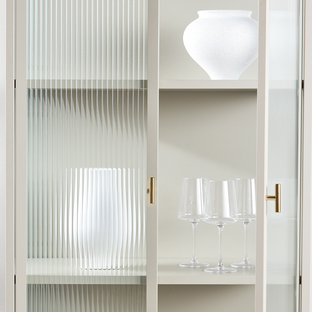 Vitrinskåp Venture Home Garis med Glasdörrar