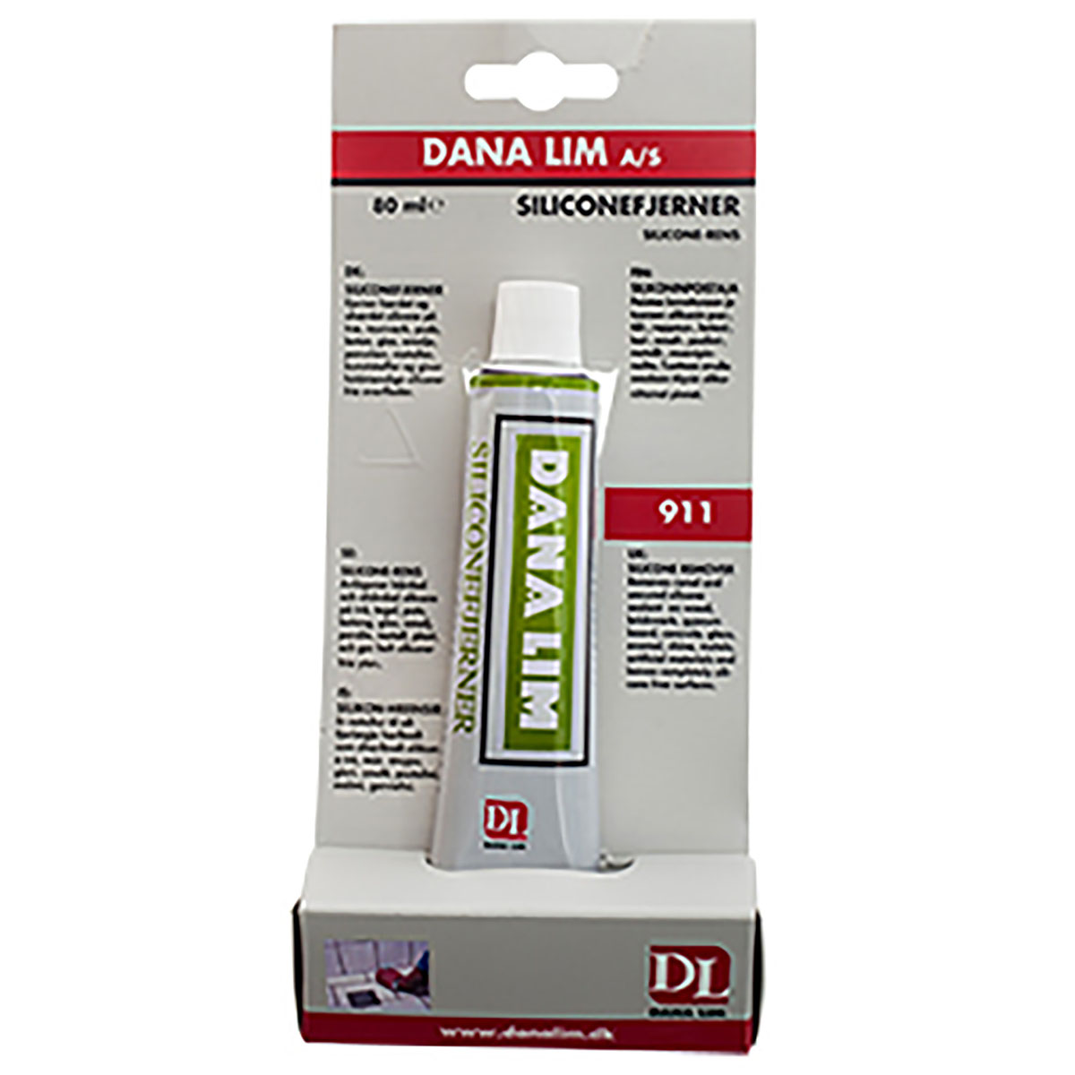 Silikonborttagning Danalim Dana 911 för Våtrum 80 ml