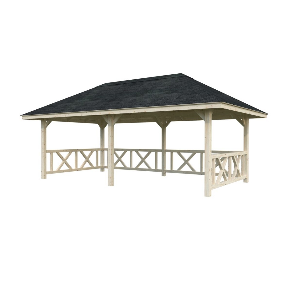 Paviljong Palmako Bianca 16,6 m2 Set 107