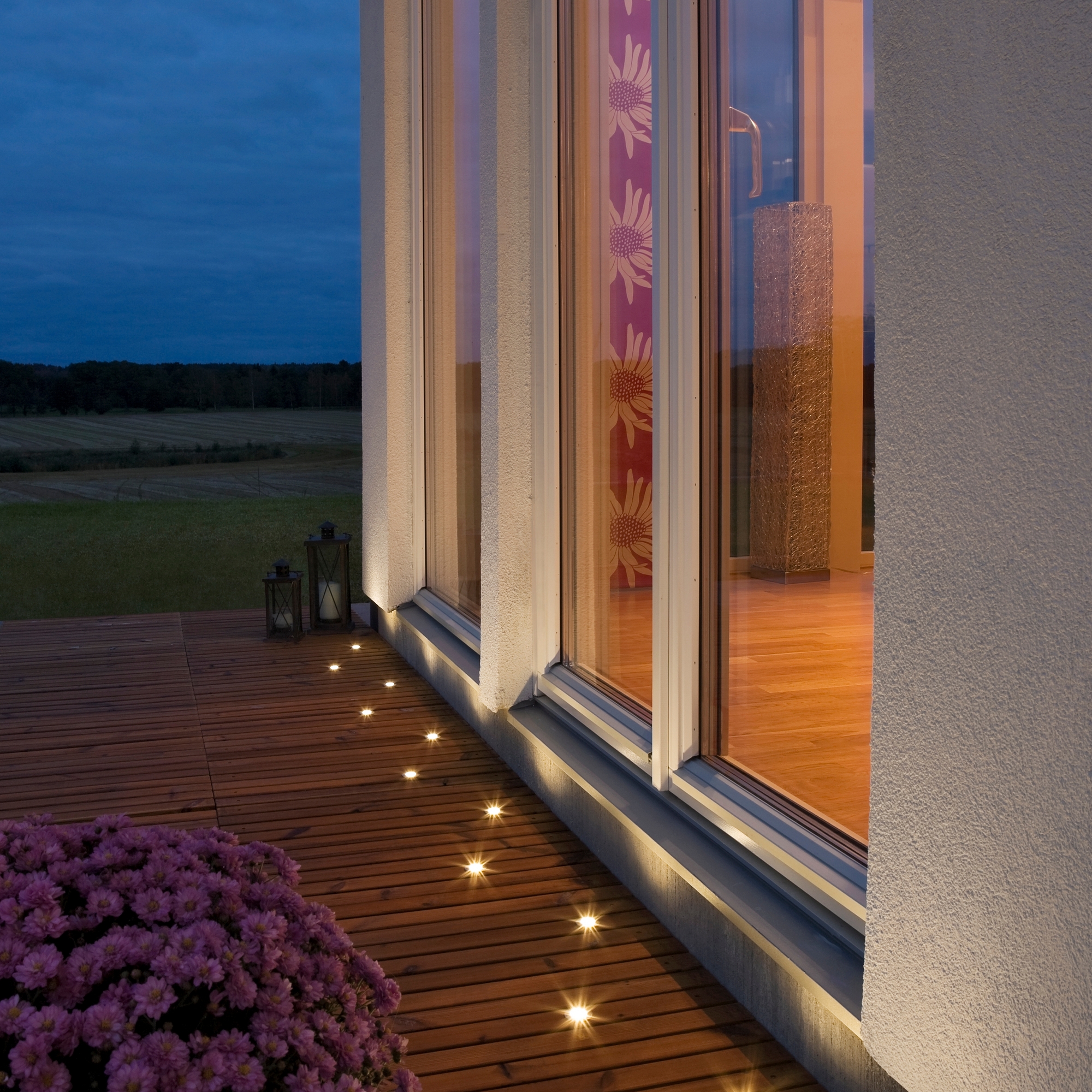 Markspot Gnosjö Konstsmide Mini LED 6 st Plan Topp 12V med Transformator
