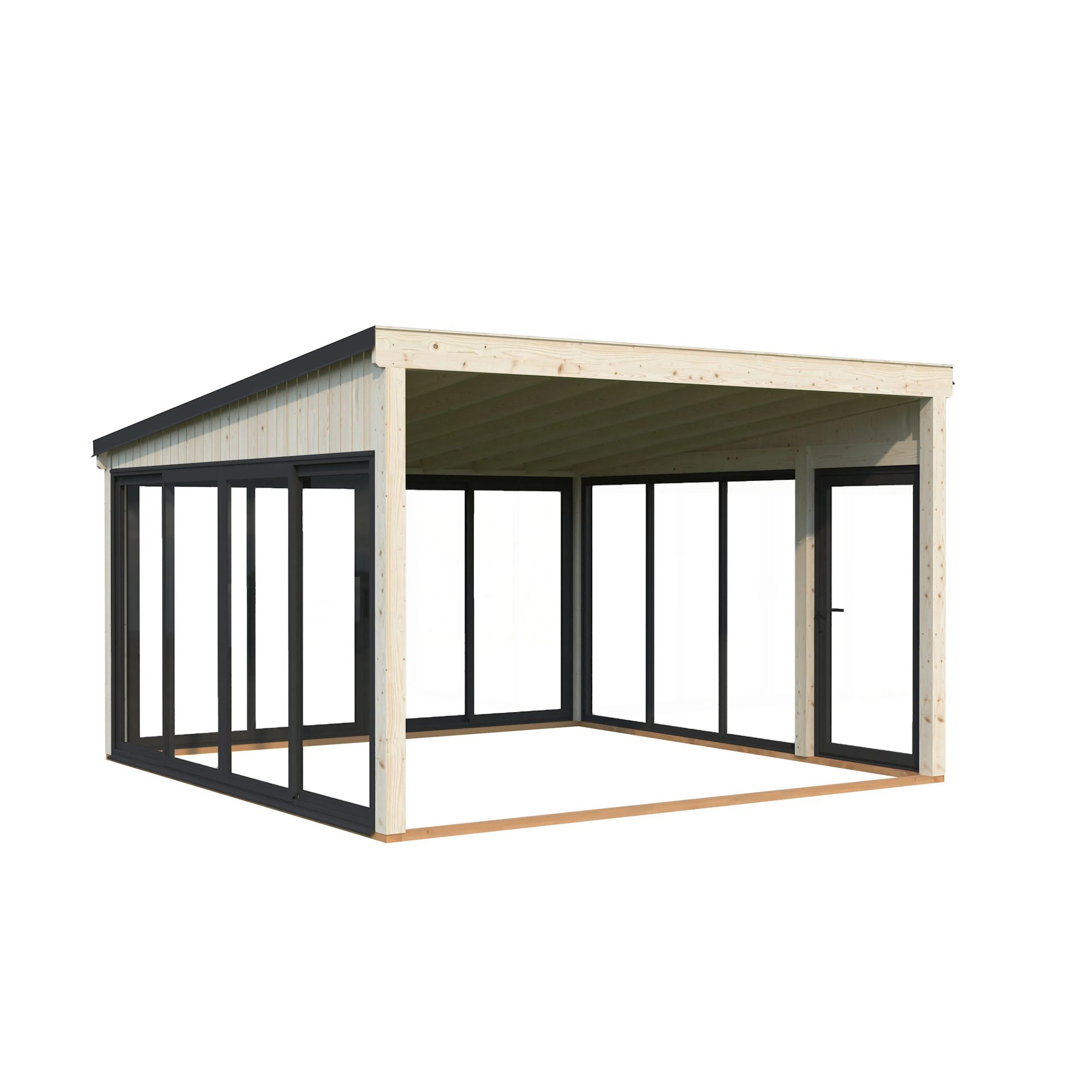 Stuga Palmako Serena 13,4 m² Set 2 Slide (inv. 12,6 m²)