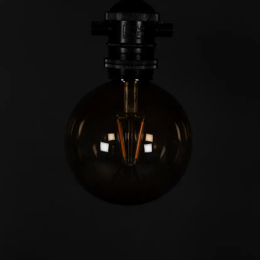 Tilläggsslinga Gnosjö Konstsmide till Partyslinga Startset E27 10st LED-lampor Amber Rökfärgade