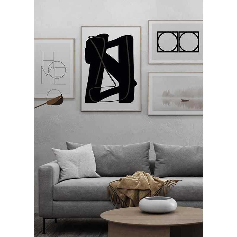Poster Gallerix  Noir Audacieux