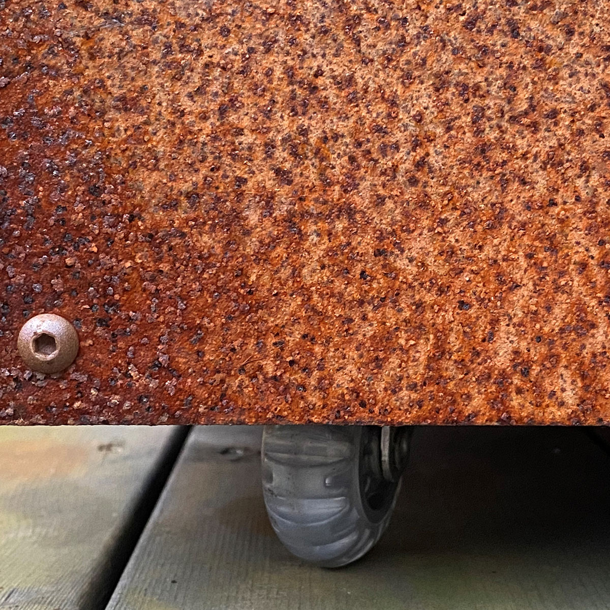 Hjulsats Flexigarden till Ytterkruka Corten