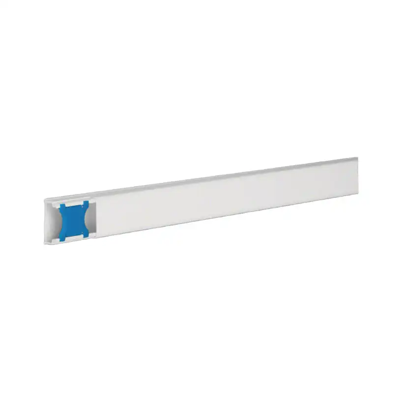 Minikanal Hager ATA 16 x 32 mm 2,1 meter med Kabelhållare PVC Vit RAL 9016